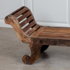 Trädgårdsbänk, teak, 2000-tal