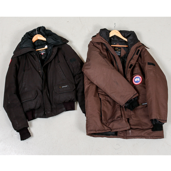 Jackor, 2 st Canada Goose, S samt troligen XL
