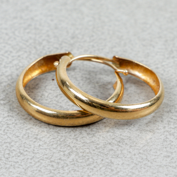 Örhängen, 1 par, Guld 18k, 1.0g