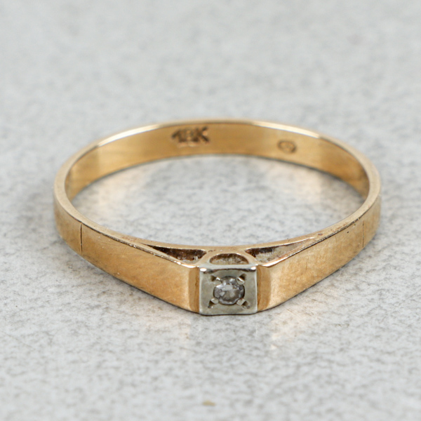 Ring, Guld 18k, 1.7g