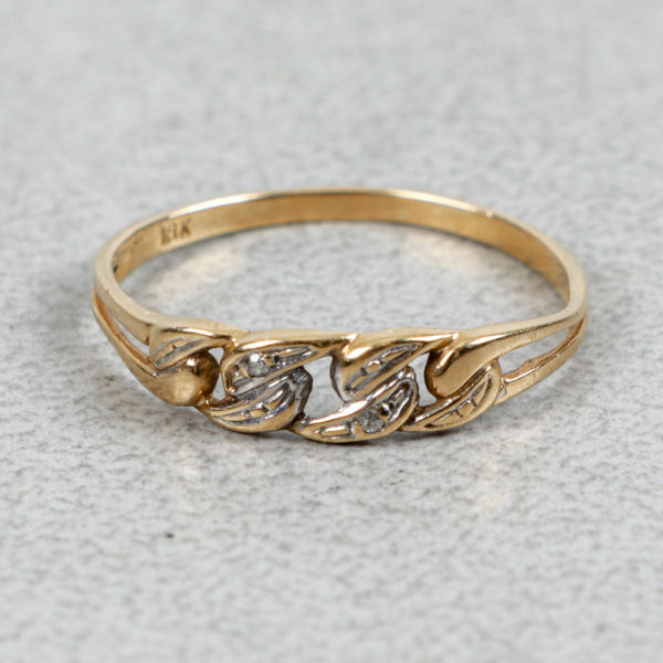 Ring, Guld 18k, 1.3g