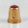 Fingerborg, Guld 18k, 4.4g, Kristinehamn år 1910