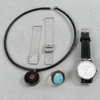 Halsband och ring, silver, Armbandsur Carl Edmond Ø32.5mm