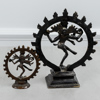 Skulpturer, 2st, brons, "Shiva Nataraja"