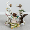 Figuriner, 3st, porslin, 1800-tal