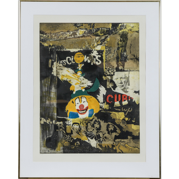 Josef Schibli, Etsning, 64/75, "Kulturfragment V"