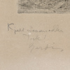 J. A. G. Acke (1859-1924), Etsning, flickor på promenad