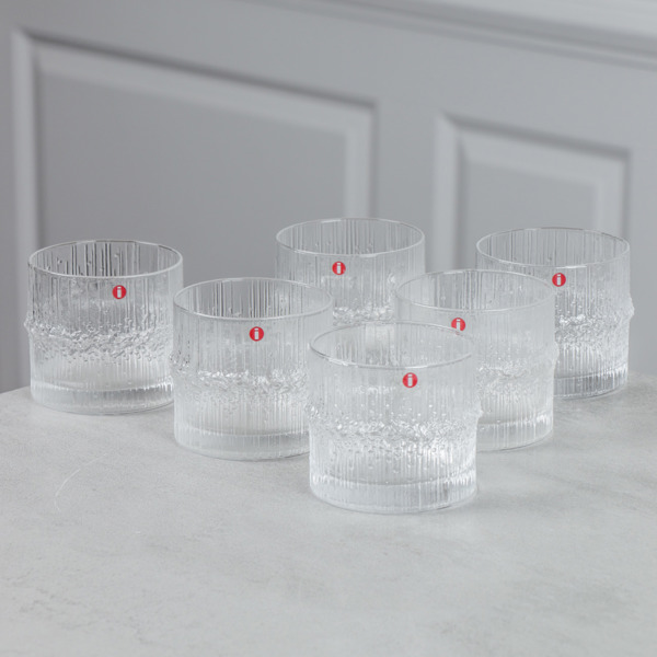 Whiskeyglas, "Niva", 6 st, Tapio Wirkkala, Iittala