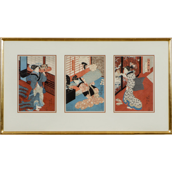 Utagawa Kunisada, 3 st Japanska träsnitt