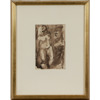 Carl Herman Wetterwik (1910-1949), tuschlavering, monogramsignering