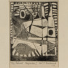 Carl Herman Wetterwik (1910-1949), 2 st träsnitt, signerade och daterade