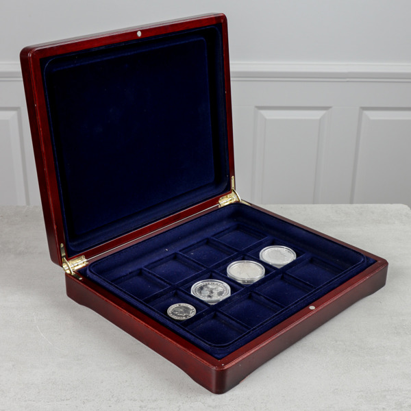 Mynt, 4st, silver, 96g