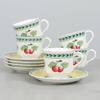 Kaffekoppar, "Frensch Gaeden Fleurence", Villeroy & Boch
