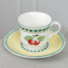 Kaffekoppar, "Frensch Gaeden Fleurence", Villeroy & Boch