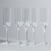 Champagneglas, 6 st, kristall, Orrefors