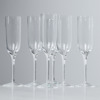 Champagneglas, 6 st, kristall, Orrefors