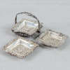 Askfat i korg, silver, 105g
