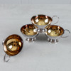 Punchmuggar 4st, silver, 123g, Ceson