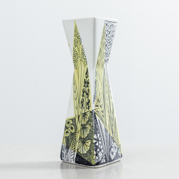 Vas, "Triangla", Lars Thorén, Rörstrand, 1950-tal