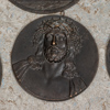 Väggreliefer, 11 st, brons