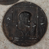 Väggreliefer, 11 st, brons