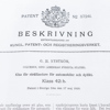 Glas till billyktor, år 1922 med patentpapper