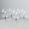 Cognacskupor, 5 st, "Intermezzo", Erika Lagerbielke, Orrefors