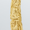 Skulpturer, 2 st, orientaliska, konstmassa