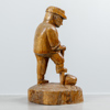 Träskulptur "Odalmannen", signerad, år 1941