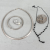 Smycken, 5 delar, silver
