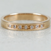 Diamantring, Guld 18k, 3.5g, 7st diamanter, 0.07ct