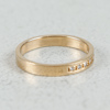 Diamantring, Guld 18k, 3.5g, 7st diamanter, 0.07ct