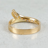 Diamantring, Guld 18k, 3.8g, 8 diamanter, 0.24ct