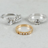 Diamantring, Guld 18k, 3.9g