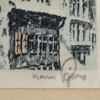 Hans Figura (1898-1978), färgetsning på siden, Mozarts hus i Wien och Sefansdomen, Wien