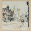Hans Figura (1898-1978), färgetsning, Kitzbühl