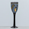 Ulrica Hydman-Vallien, pokalglas, "Inka", signerat, Artis Collection, Kosta Boda