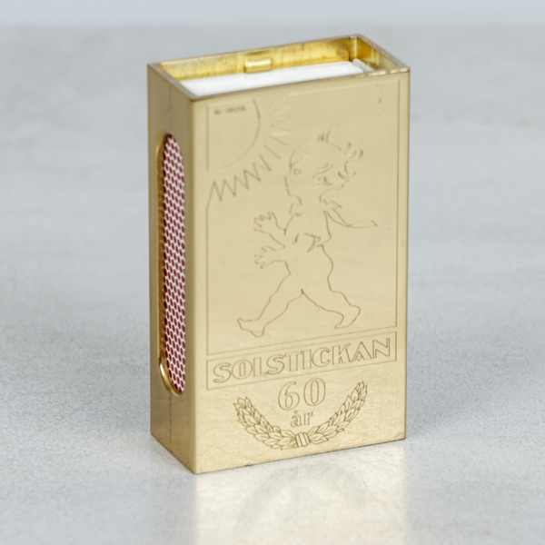 Solstickan, tändsticksfodral, Skultuna