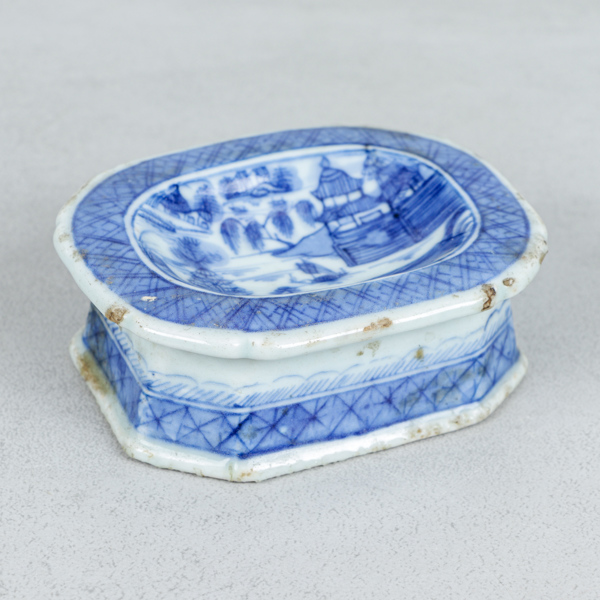 Saltkar, porslin, Kina, 1700/1800-tal