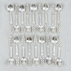 Teskedar, 18st, Silver, 254g, "Princess" Ceson 
