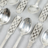 Teskedar, 18st, Silver, 254g, "Princess" Ceson 