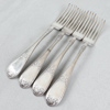 Gafflar, 4st, silver, 251g. C.Berg, Jugend