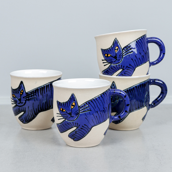 Muggar, 4 st, kattmotiv, Gabriel