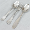 Bestick, 3 delar, silver, 1800-tal, 178g