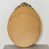 Oval spegel, Gustaviansk stil, slipat glas