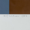 KG Nilson (1942), "Kvadraten", litografi, signerad och daterad 1983