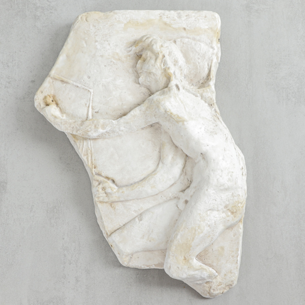 Väggrelief, "Kairos", gips, 1900-tal