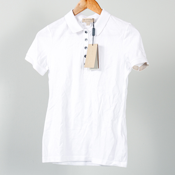 Pikétröja, Burberry, dam strl XS, oanvänd