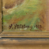 Sven Stålberg (1893-1973), byväg, olja på duk, signerad samt daterad