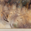  Johannes Ravn (1922-1991), Hjortdjur i skogsdunge, olja på duk, signerad